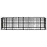 Outdoor Dog Kennel Steel 14.75 m?