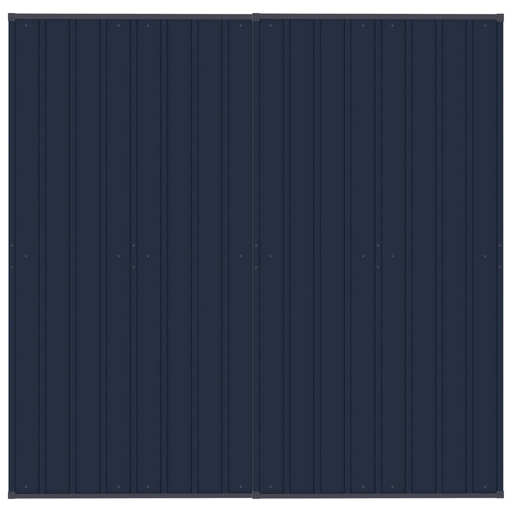 Outdoor Dog Kennel with Roof Steel 3.69 m²