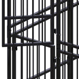 Outdoor Dog Kennel with Roof Steel 12,9 m²