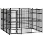 Outdoor Dog Kennel Steel 8,29 m²