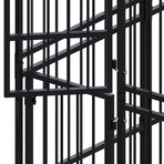 Outdoor Dog Kennel Steel 8,29 m²