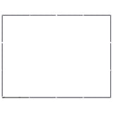 Outdoor Dog Kennel Steel 11.06 m² - Top-Down View