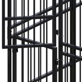 Outdoor Dog Kennel Steel 16.59 m?