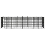Outdoor Dog Kennel Steel 22.12 m?