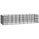 Outdoor Dog Kennel Steel 24.88 m?