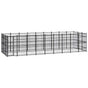 Outdoor Dog Kennel Steel 24,88 m²