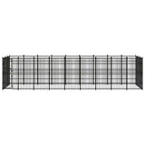 Outdoor Dog Kennel Steel 24.88 m?