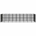 Outdoor Dog Kennel Steel 24,88 m²