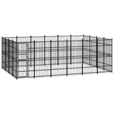 Outdoor Dog Kennel Steel 22.12 m²