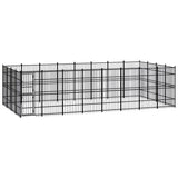Outdoor Dog Kennel Steel 29.49 m?