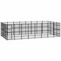 Outdoor Dog Kennel Steel 29,49 m²