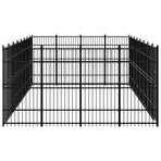 Outdoor Dog Kennel Steel 29,49 m²