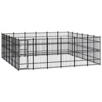 Outdoor Dog Kennel Steel 33,18 m²
