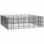 Outdoor Dog Kennel Steel 45,16 m²
