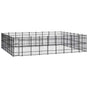 Outdoor Dog Kennel Steel 58,06 m²