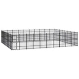 Outdoor Dog Kennel Steel 73.73 m?