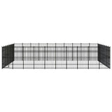 Outdoor Dog Kennel Steel 73.73 m?