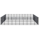 Outdoor Dog Kennel Steel 92.16 m?