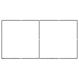 Outdoor Dog Kennel Steel 7.37 m?