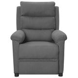 Recliner Chair Light Grey Fabric