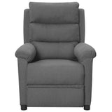 Massage Chair Light Grey Fabric