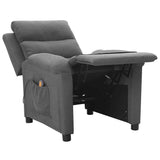 Massage Chair Light Grey Fabric