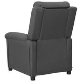 Massage Chair Dark Grey Fabric