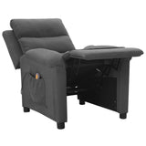 Massage Chair Dark Grey Fabric