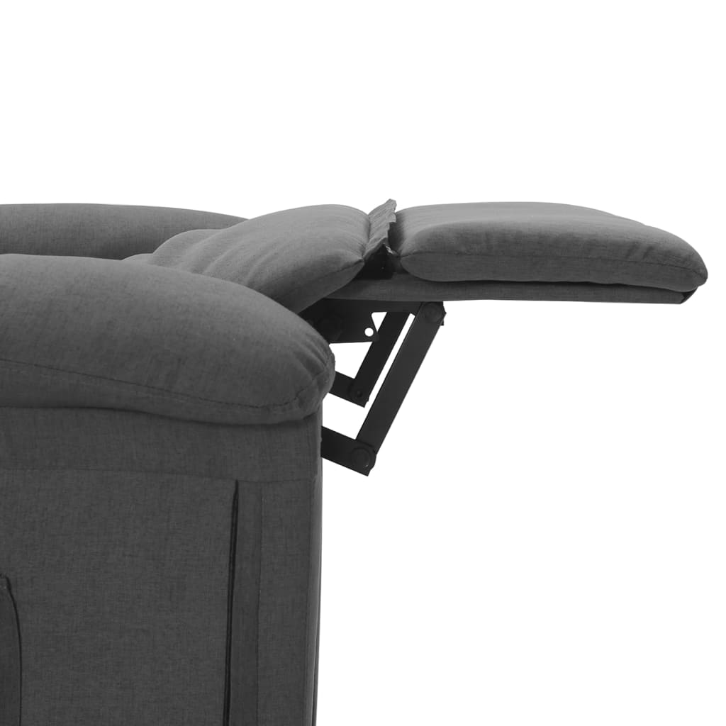 Massage Chair Dark Grey Fabric
