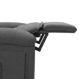 Massage Chair Dark Grey Fabric