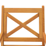 Outdoor Dining Chairs 6 pcs Solid Wood Acacia