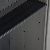Garden Waste Cabinet Grey and Black 68x40x85 cm PP - Extra Image