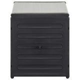 Garden Waste Basket Grey 85x34x40 cm