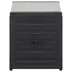 Garden Waste Basket Grey 85x34x40 cm