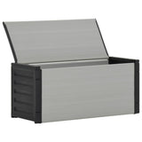 Garden Waste Basket Grey 85x34x40 cm