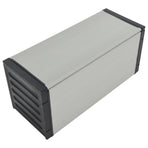 Garden Waste Basket Grey 85x34x40 cm