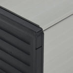 Garden Waste Basket Grey 85x34x40 cm