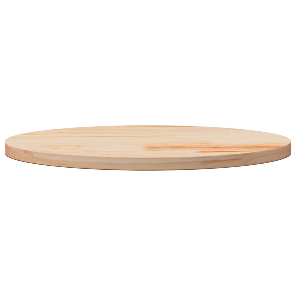 Table Top Ø50x2.5 cm Solid Wood Pine