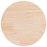 Table Top ?0x2.5 cm Solid Wood Pine