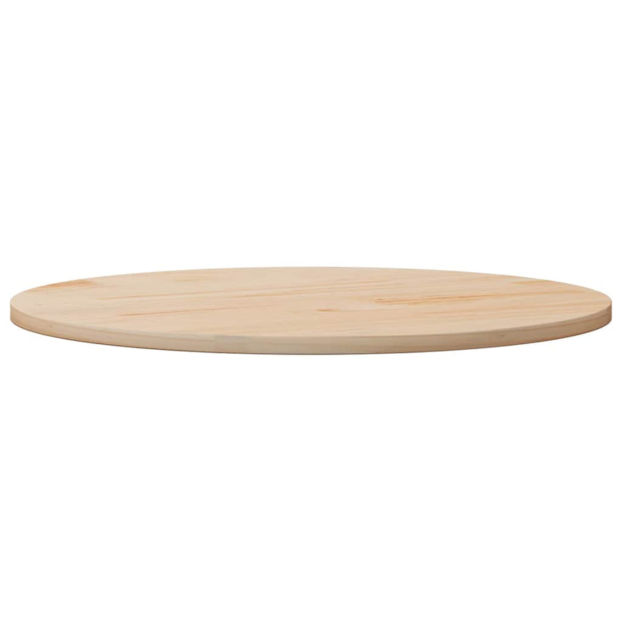 Table Top ?0x2.5 cm Solid Wood Pine