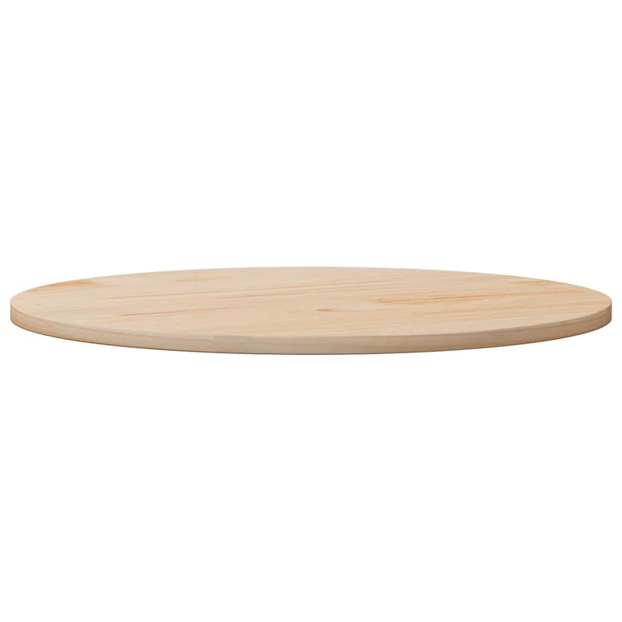 Table Top ?0x2.5 cm Solid Wood Pine