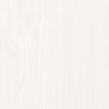 Table Top White Ø40x2.5 cm Solid Wood Pine - Rear View