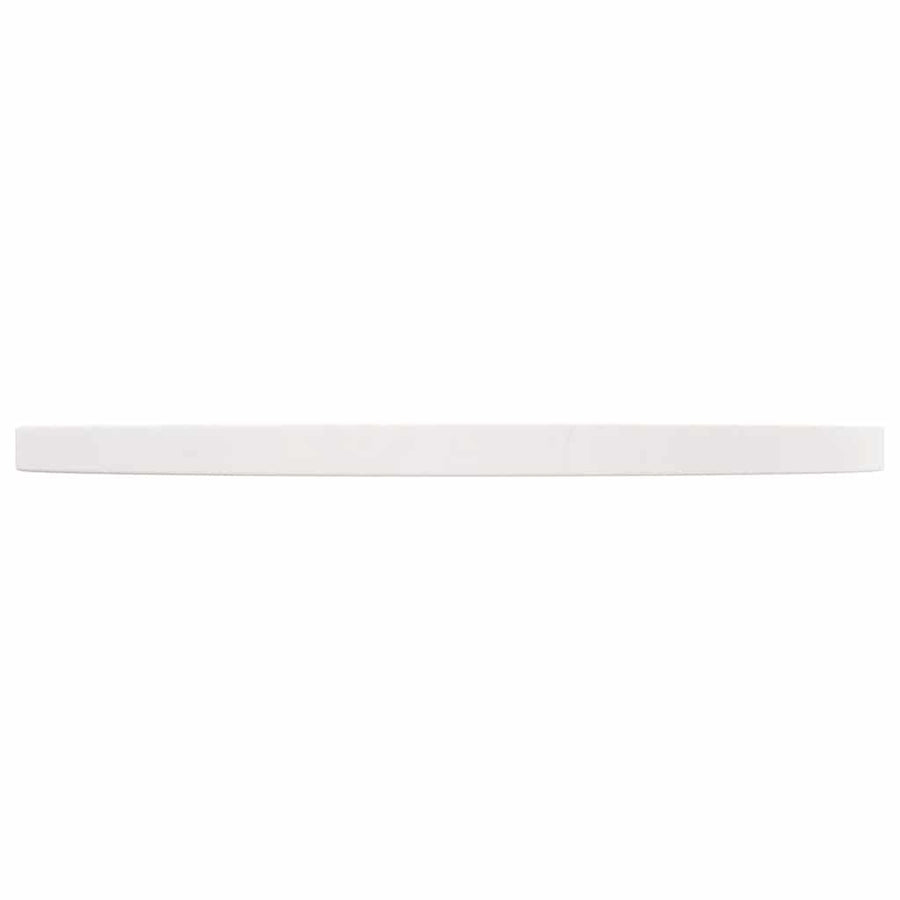Table Top White ?0x2.5 cm Solid Wood Pine
