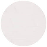 Table Top White Ø60x2.5 cm Solid Wood Pine