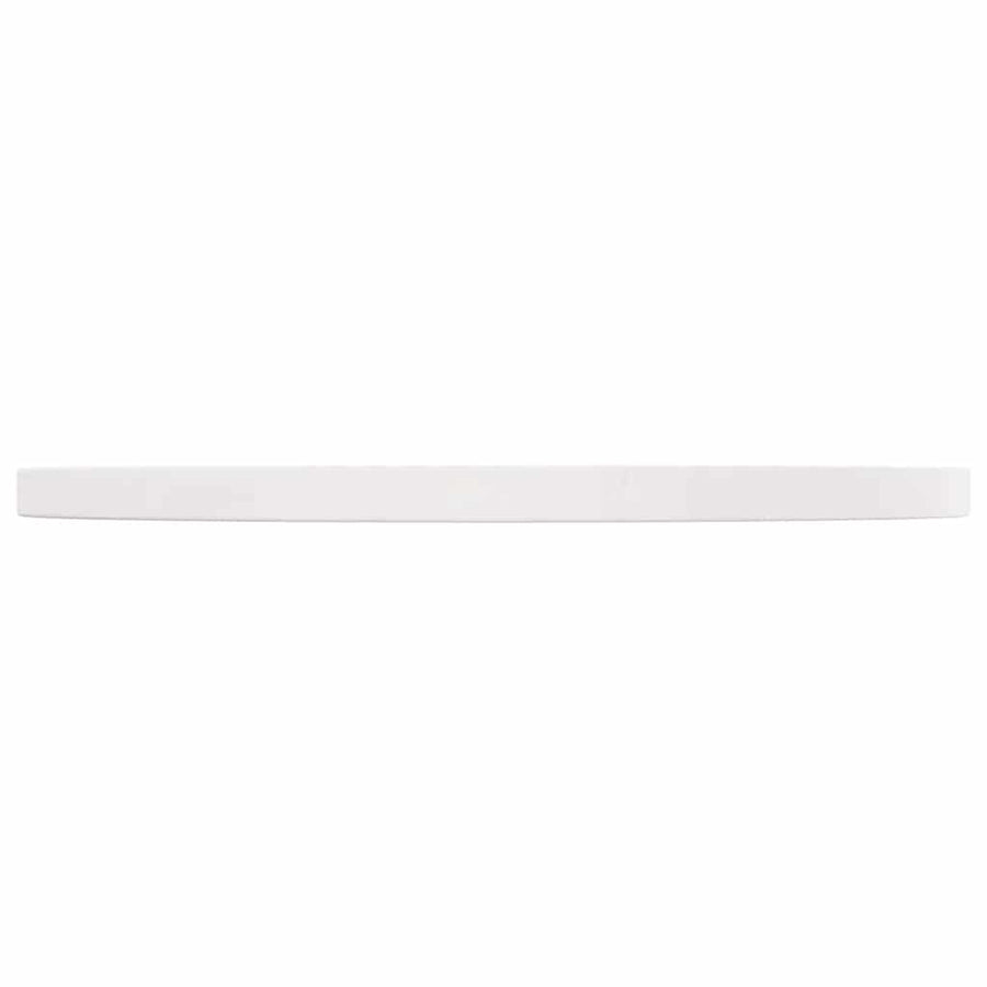 Table Top White ?0x2.5 cm Solid Wood Pine