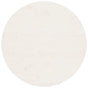 Table Top White Ø70x2.5 cm Solid Wood Pine