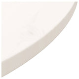 Table Top White Ø70x2.5 cm Solid Wood Pine