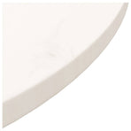 Table Top White Ø70x2.5 cm Solid Wood Pine