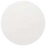 Table Top White ?0x2.5 cm Solid Wood Pine