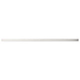 Table Top White ?0x2.5 cm Solid Wood Pine - Side View